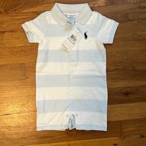 Ralph Lauren, short sleeve onesie 6M